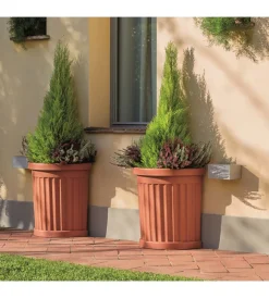 Coltivazione E Cura-Bama Vaso roma c/sottovaso terracotta