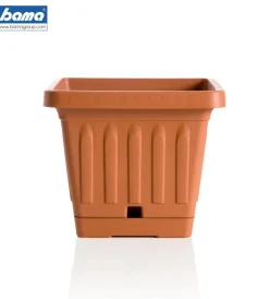 Coltivazione E Cura-Bama Vaso terra quadrato cm. 50 terracotta