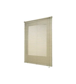 Sale Veneziana in vinile tortora con lamelle da 25 mm, 90x160 cm Tessile D'Arredo