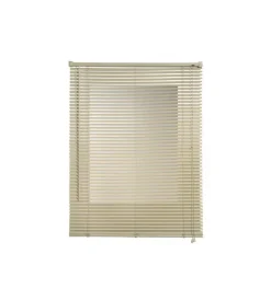 Sale Veneziana in vinile tortora con lamelle da 25 mm, 90x160 cm Tessile D'Arredo