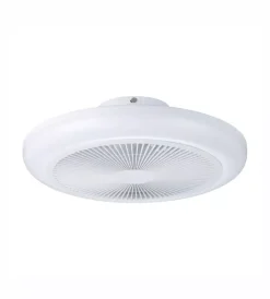 Illuminazione Per Interno-Eglo Ventilatore da soffitto "sayulita 1" bianco con led rbg incluso ø46 cm