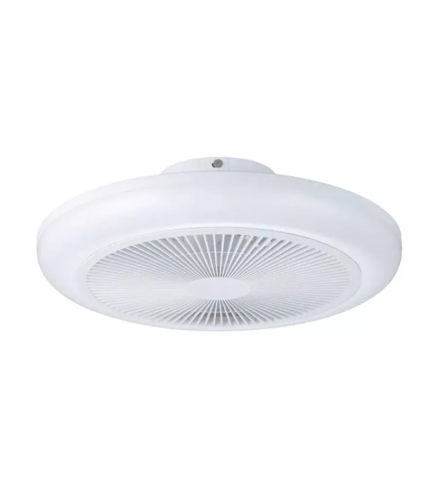 Illuminazione Per Interno-Eglo Ventilatore da soffitto "sayulita 1" bianco con led rbg incluso ø46 cm