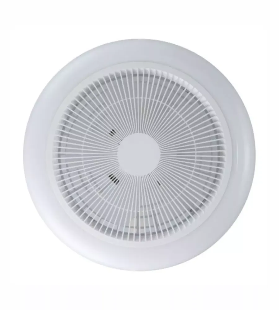 Illuminazione Per Interno-Eglo Ventilatore da soffitto "sayulita 1" bianco con led rbg incluso ø46 cm