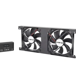 Brunner Campeggio|Ventilatore frigo "vento swift 120 " con display touchscreen 24,8x12x3 cm