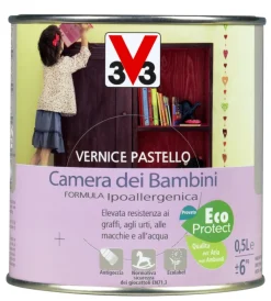 Sale Vernice per legno - vernice pastello camera dei bambini - lucertola - 0,5 litri Flatting E Vernici Legno