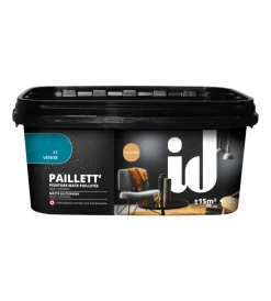 Vernice pittura effetto paillett turchese- 2 lt Pitture Decorative