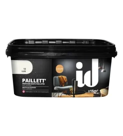 Pitture Decorative-Initiatives Decoration Vernice pittura effetto paillett lux/bianco - 2 lt