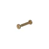 Ferramenta Per Mobili E Infissi- Viti a cannocchiale - m5 x 60 mm. - ottone lucido - 4 pz.