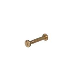Ferramenta Per Mobili E Infissi- Viti a cannocchiale - m5 x 60 mm. - ottone lucido - 4 pz.