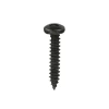Best Viti autofilettanti testa cilindrica nere 4,8 x 19 - 18 pz. Sistemi Di Fissaggio