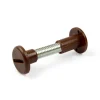 Ferramenta Per Mobili E Infissi- Viti di collegamento - 36 - 42 mm. - marrone - 4 pz.