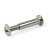 Ferramenta Per Mobili E Infissi- Viti di collegamento in ferro nichelato 34 - 48 mm. 4 pz.