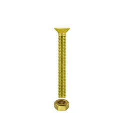 Best Viti per metallo t.p.s. ottone m6 x 20 - 4 pz. Sistemi Di Fissaggio