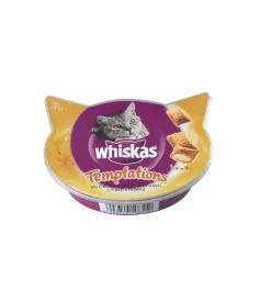 Online Whiskas temptations pollo 60gr Alimenti Umido Gatto