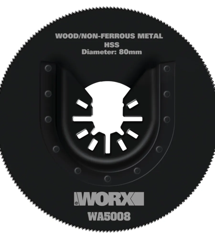 Accessori Miniutensili-Worx - lama da taglio circolare per legno 80mm "wa5008".