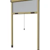 Tessile D'Arredo|Zanzariera avvolgibile per finestre bronzo con apertura verticale 100x150 cm