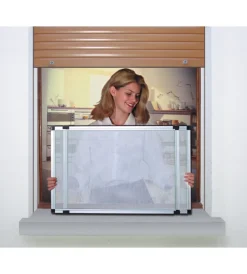 Tessile D'Arredo|Zanzariera estensibile "derby" bianco 50x40 cm