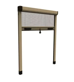 Discount Zanzariera verticale avvolgibile "roto" bronzo 80x170 cm Tessile D'Arredo