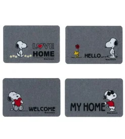 Clearance Zerbino "snoopy love" con fondo antiscivolo, 40x60 cm Zerbini E Tappeti